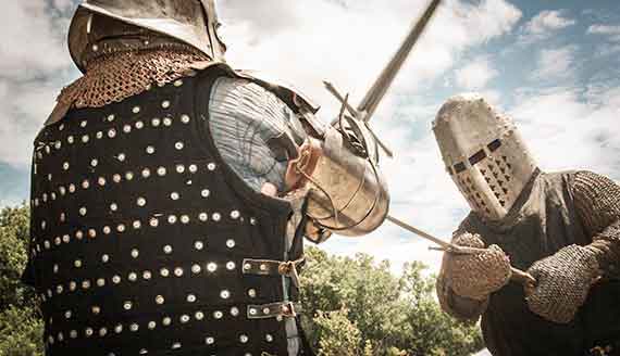 combat médiéval en haute marne