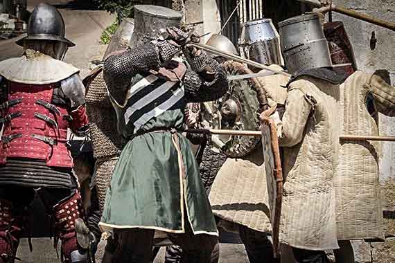 combat médiéval à dijon